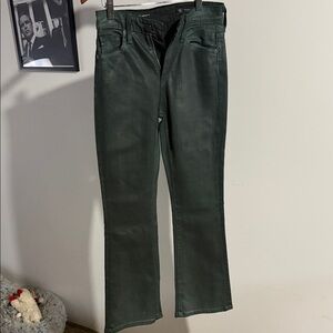 Women's High Rise Jeans - Forest Green